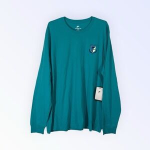 NIKE LONG SLEEVE TEE MENS 3X GREEN NEW!!